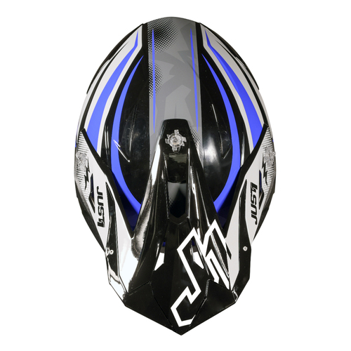 CASCO JUST1 J39 REVO GREY/BLUE/BLACK GLOSS L