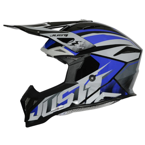 CASCO JUST1 J39 REVO GREY/BLUE/BLACK GLOSS M