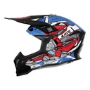 CASCO JUST1 J39 SUPPRESSOR RED/BLUE/BLACK GLOSS L