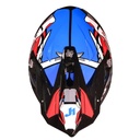 CASCO JUST1 J39 SUPPRESSOR RED/BLUE/BLACK GLOSS S