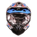 CASCO JUST1 J39 SUPPRESSOR RED/BLUE/BLACK GLOSS XXL