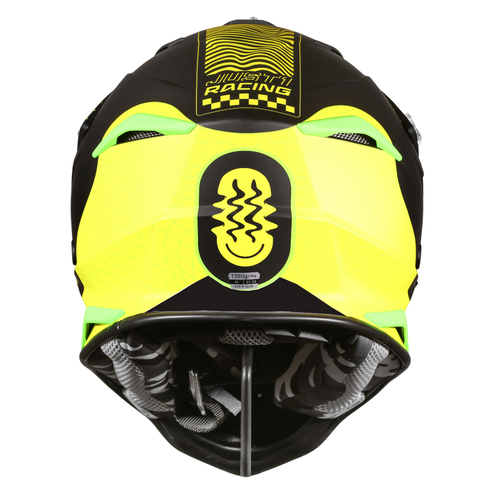 CASCO JUST1 J39 XENO FLUO YELLOW/BLACK MATT XXL