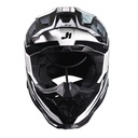 CASCO JUST1 J40 SPEED BLACK/WHITE GLOSS M