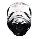 CASCO JUST1 J40 SPEED BLACK/WHITE GLOSS M