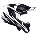 CASCO JUST1 J40 SPEED BLACK/WHITE GLOSS S