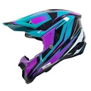 CASCO JUST1 J40 SPEED PURPLE/BLUE/BLACK GLOSS M