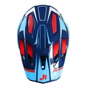 CASCO JUST1 J40 SPEED RED/WHITE/BLUE GLOSS M