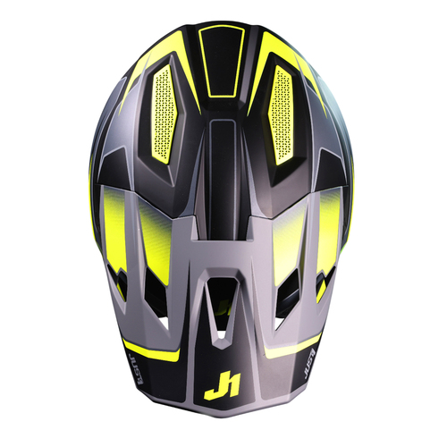 CASCO JUST1 J40 SPEED YELLOW FLUO/BLACK MATT M