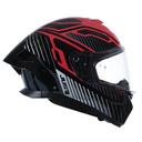 CASCO JUST1 J-STR TACTICAL RED/SILVER GLOSS L