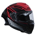 CASCO JUST1 J-STR TACTICAL RED/SILVER GLOSS XL