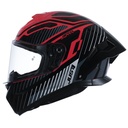 CASCO JUST1 J-STR TACTICAL RED/SILVER GLOSS XXL