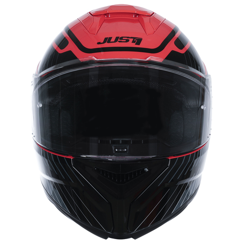 CASCO JUST1 J-STR TACTICAL RED/SILVER GLOSS XXL