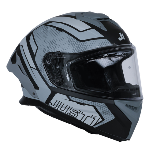 CASCO JUST1 J-STR UNION BLACK/GREY MATT M
