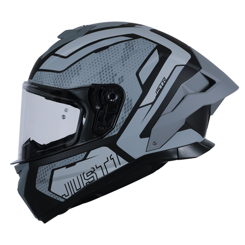 CASCO JUST1 J-STR UNION BLACK/GREY MATT XL