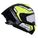 CASCO JUST1 J-STR UNION BLACK/YELLOW GLOSS XXL