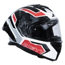 CASCO JUST1 J-STR UNION RED/WHITE GLOSS XL