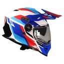 CASCO JUST1 J34 PRO GLOBE BLUE/RED/WHITE GLOSS M
