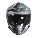 CASCO JUST1 J34 PRO GLOBE GREY/BLACK MATT XL