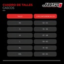 CASCO JUST1 J-STR SOLID MATT BLACK L