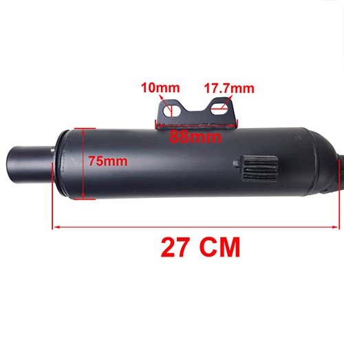 CAÑO DE ESCAPE MOTOMEL X3M OEM