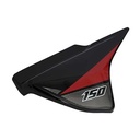 CACHA LATERAL MOTOMEL S2 150 NEGRO/ROJO LADO DERECHO MTC EXCLU