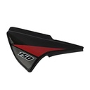 CACHA LATERAL MOTOMEL S2 150 NEGRO/ROJO LADO DERECHO MTC EXCLU