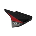 CACHA LATERAL MOTOMEL S2 150 NEGRO/ROJO LADO IZQUIERDO MTC EXCLU