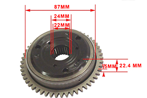 BENDIX DE ARRANQUE BAJAJ HONDA ELITE125 M/N (2007-2017) STD