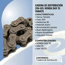 CADENA DE DISTRIBUCION 25H-82L HONDA DAX 70 CHJC