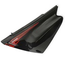 CACHA LATERAL YAMAHA XTZ 125 NEGRO LADO IZQUIERDO (CON CALCO) MTC