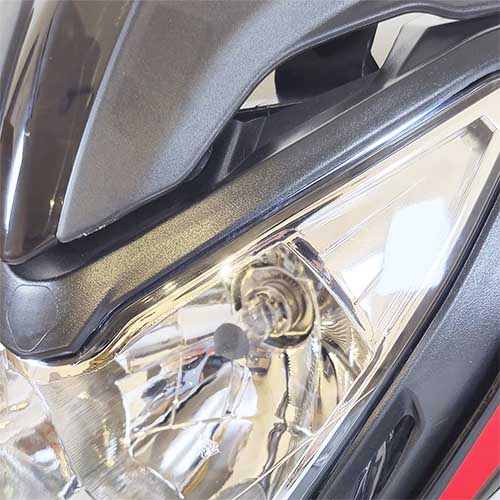 FAROL DEL. (OPTICA) COMPLETO BAJAJ ROUSER NS200 ROJO FONGROUND EXCLU