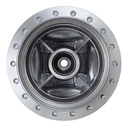 MAZA TRASERA HONDA CG TITAN 2000 C/RULEMAN RETEN Y BUJES STD