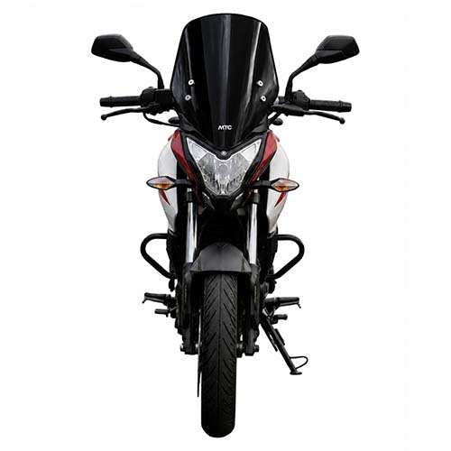 PARABRISA BAJAJ ROUSER NS200 (NEGRO) CON SOPORTES 3MM MTC (NAC)