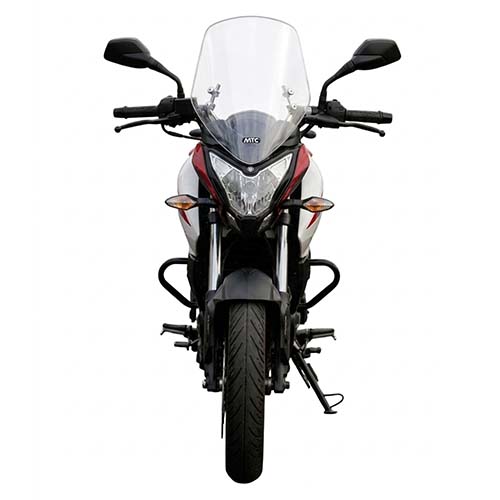 PARABRISA BAJAJ ROUSER NS200 (CRISTAL) CON SOPORTES 3MM MTC (NAC)