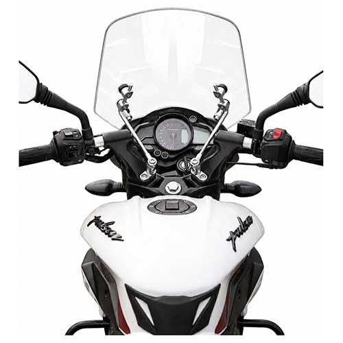 PARABRISA BAJAJ ROUSER NS200 (CRISTAL) CON SOPORTES 3MM MTC (NAC)