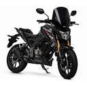 PARABRISA UNIVERSAL DRIFT EVO (NEGRO) CON SOPORTES NYLON 3MM MTC (NAC)