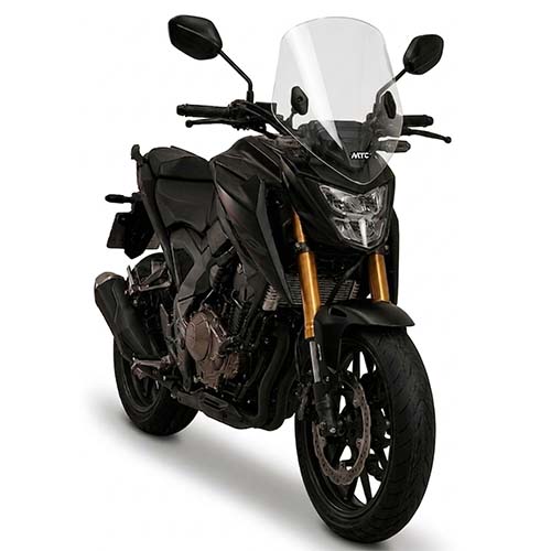 PARABRISA UNIVERSAL DRIFT EVO (CRISTAL) CON SOPORTES NYLON 3MM MTC (NAC)