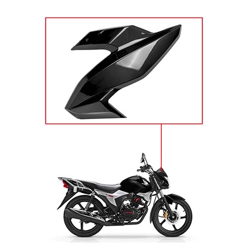 CACHA OPTICA LATERAL HONDA GLH150 GAUCHA NEGRO LADO IZQUIERDO MTC