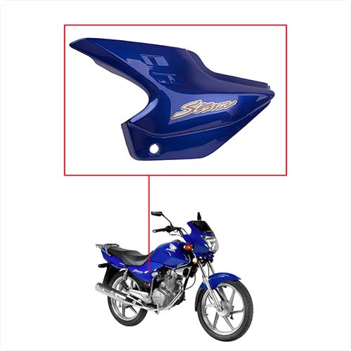 CACHA LATERAL IZQUIERDA HONDA STORM 125 AZUL MTC