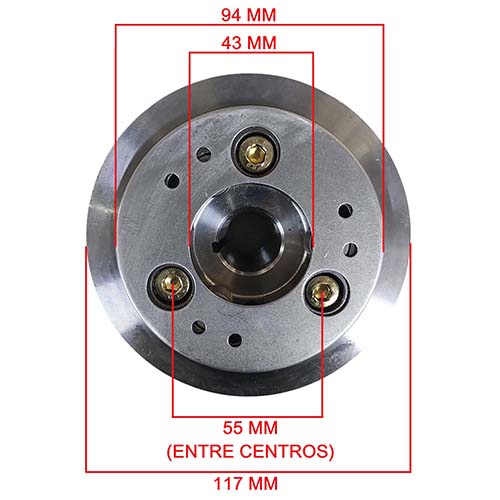 VOLANTE MAGNETICO YAMAHA YBR125 CHINA STD