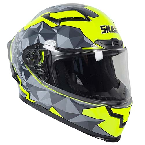 CASCO SNAIL FF871 FLUO YELLOW/GREY XL