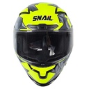 CASCO SNAIL FF871 FLUO YELLOW/GREY XXL