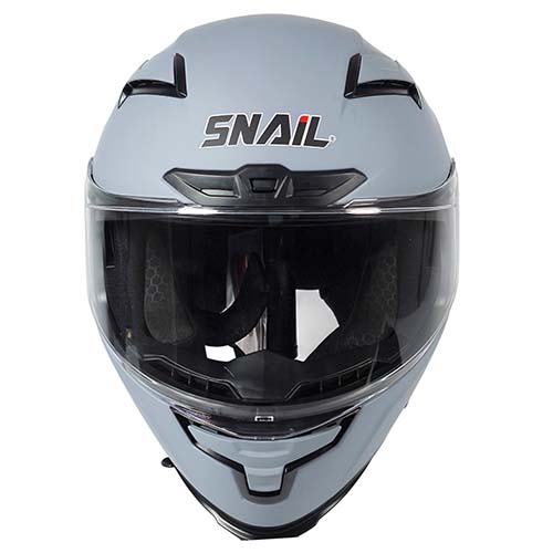 CASCO SNAIL FF871 DOBLE VISOR GREY MATT M