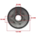 EMBRAGUE COMPLETO HONDA STORM/CG125/TITAN 72T (CANASTA + CAMP.INTERIOR) STD