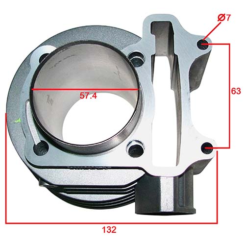 KIT CILINDRO + PISTON MOTOMEL VX150/KELLER150 STD