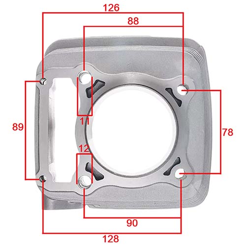 KIT CILINDRO + PISTON HONDA CBX250 TWISTER/XR250 TORNADO STD