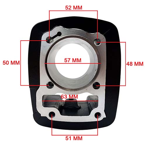 KIT CILINDRO + PISTON HONDA CBF125 TWISTER STD