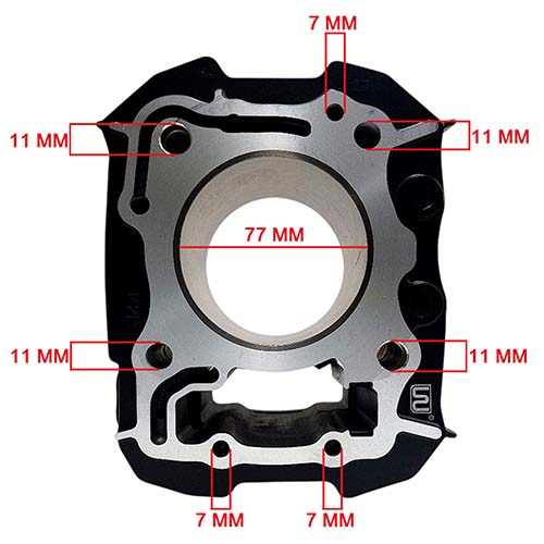 KIT CILINDRO + PISTON HONDA CB300F / XR300L TORNADO (77MM) STD