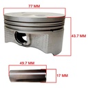 KIT CILINDRO + PISTON HONDA CB300F / XR300L TORNADO (77MM) STD