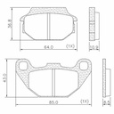 PASTILLA DE FRENO KYMCO AGILITY 200I FRASLE (FMPD00930)